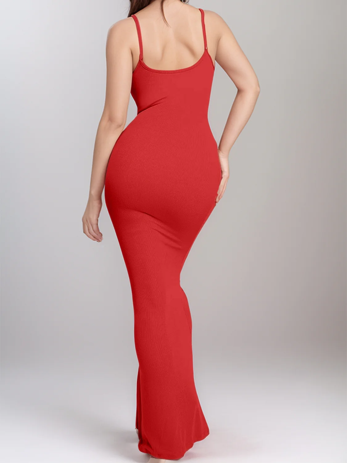 Built-In Shapewear Sleeveless Maxi Dress - Image 11