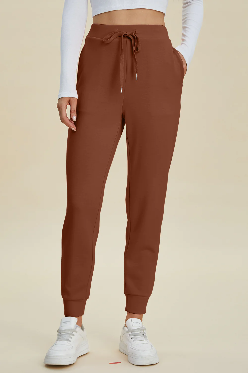 Air Scuba Drawstring High Waist Joggers - Image 5