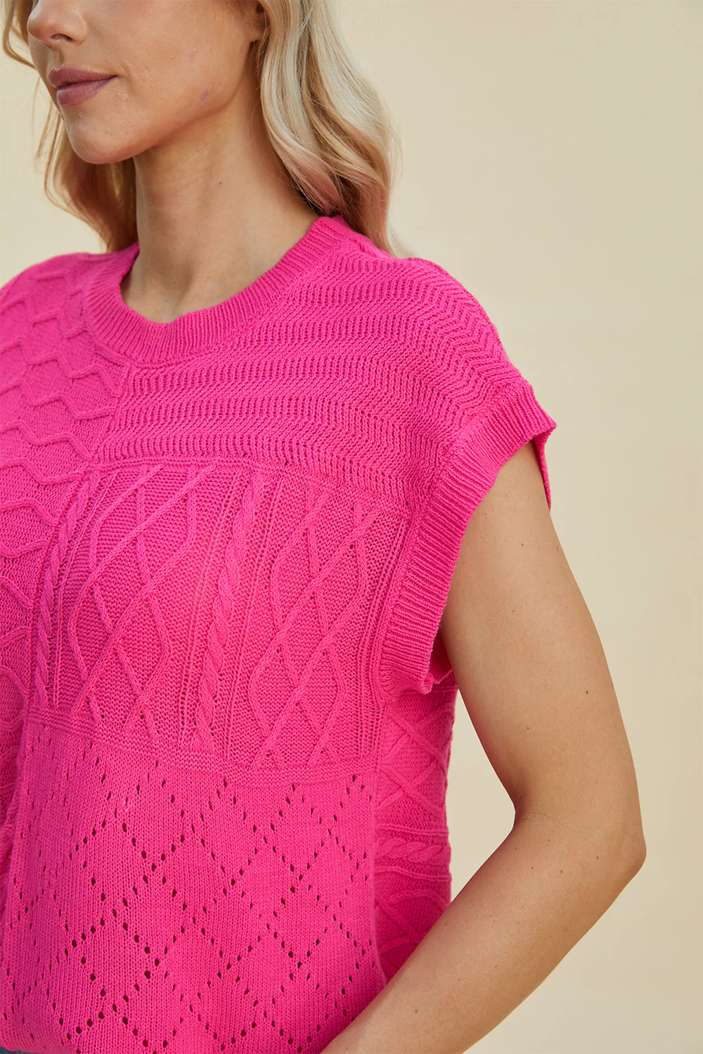 Bright & Bold Cable Knit Sweater(Multiple Colors) - Image 8
