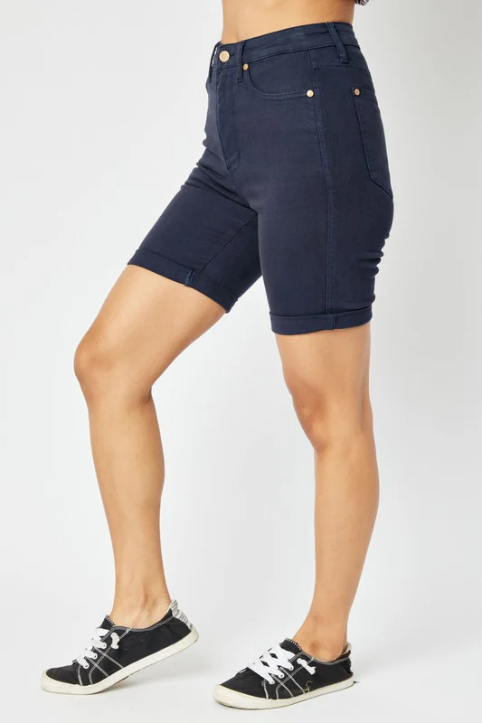 Judy Blue Full Size High Waist Tummy Control Bermuda Shorts - Image 4