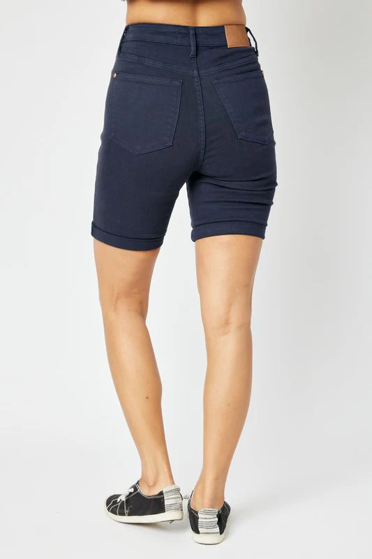 Judy Blue Full Size High Waist Tummy Control Bermuda Shorts - Image 5