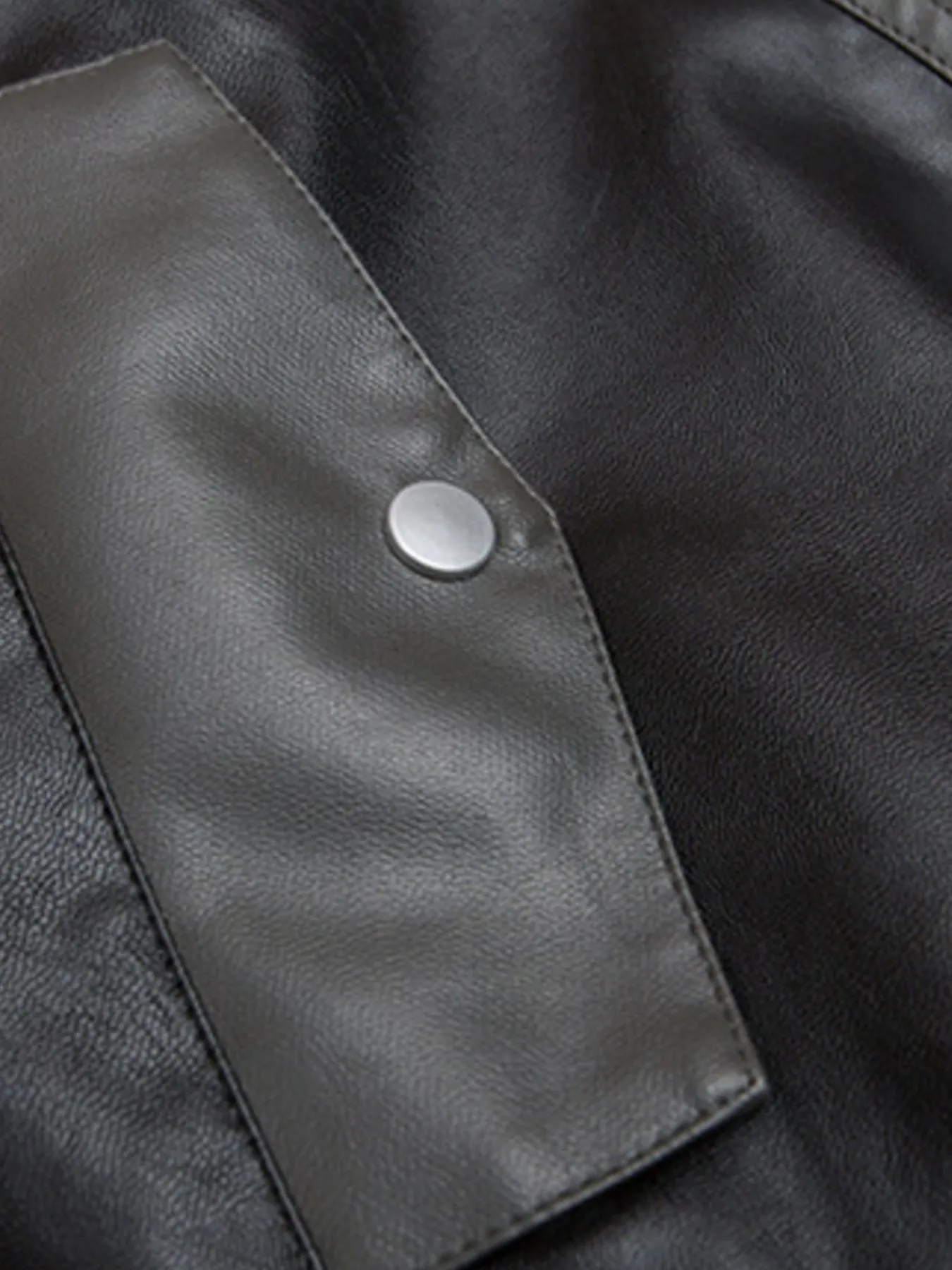 Men's Faux Fur Hooded Contrast Bomber Jacket - Image 5