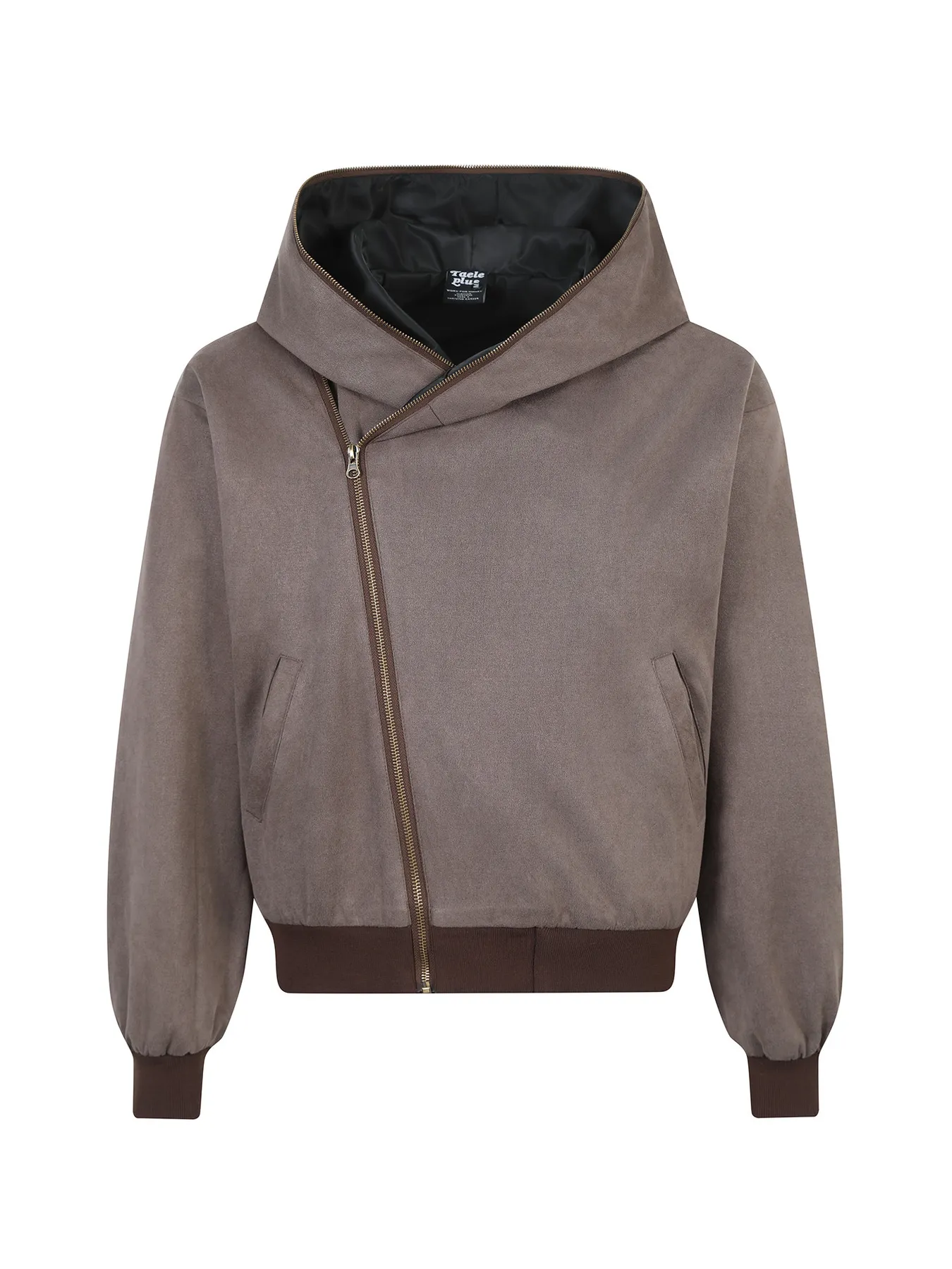 Men's Long Sleeve Hooded Zip-Up Jacket - Image 3
