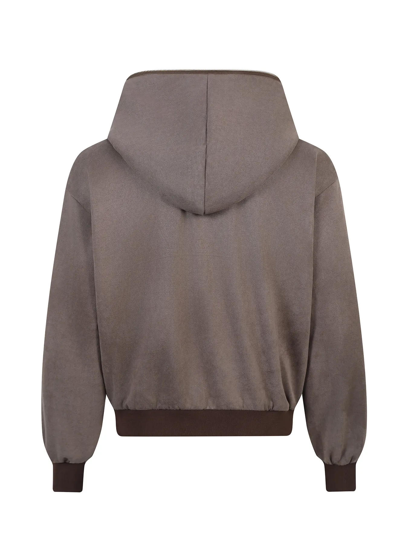 Men's Long Sleeve Hooded Zip-Up Jacket - Image 4