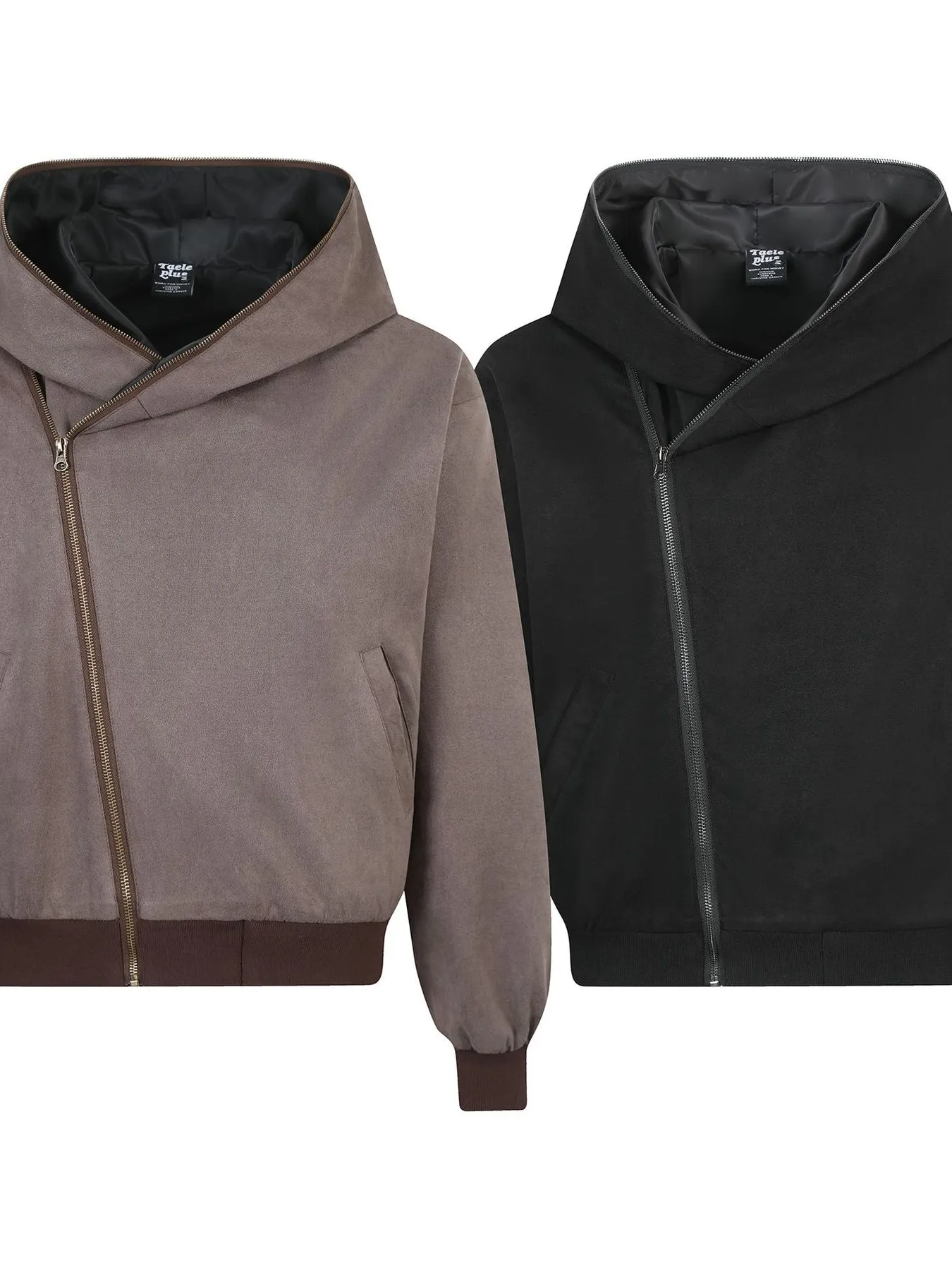 Men's Long Sleeve Hooded Zip-Up Jacket - Image 5