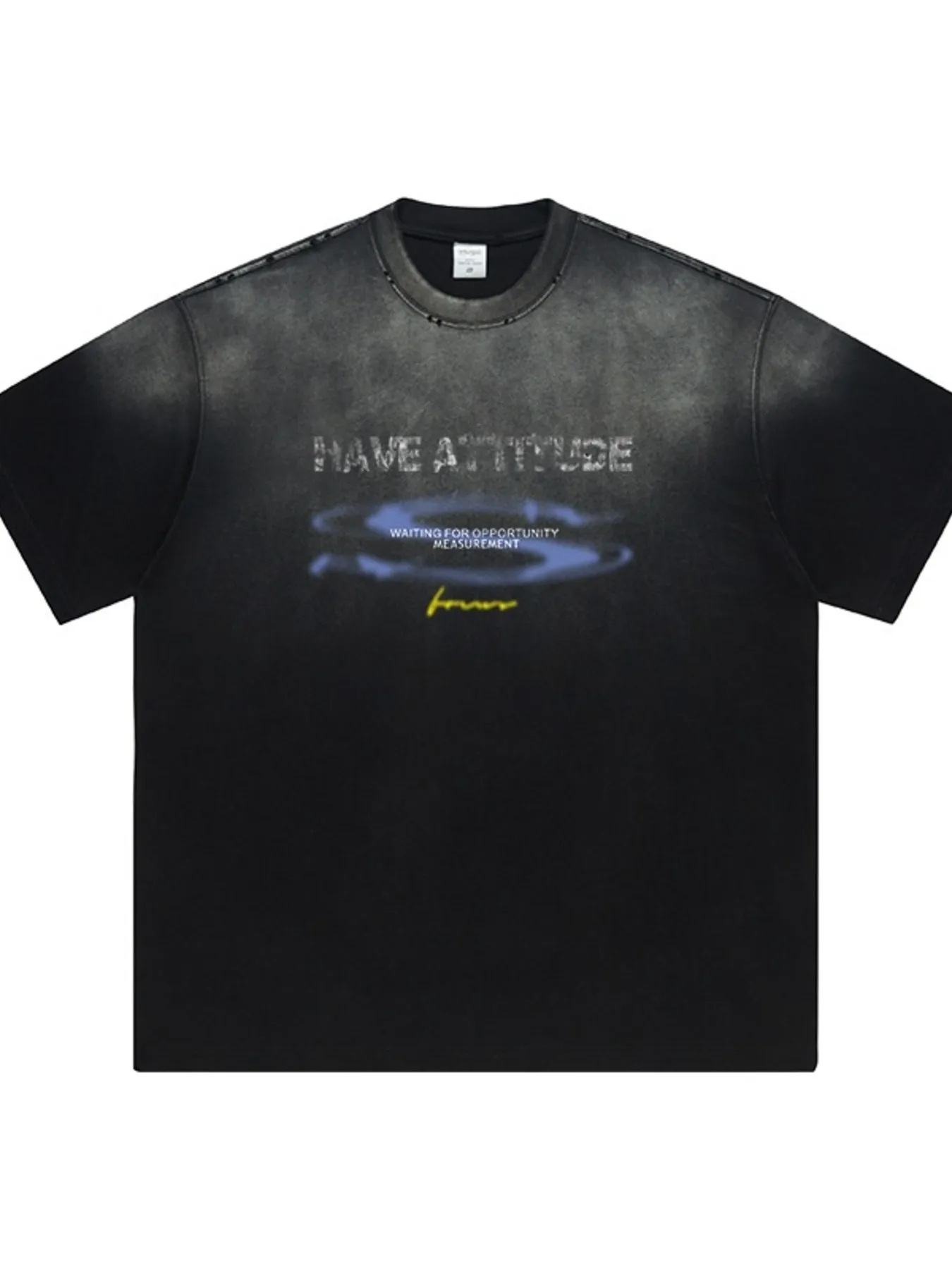 Men's Oversized Round Neck Short Sleeve T-Shirt - Image 3