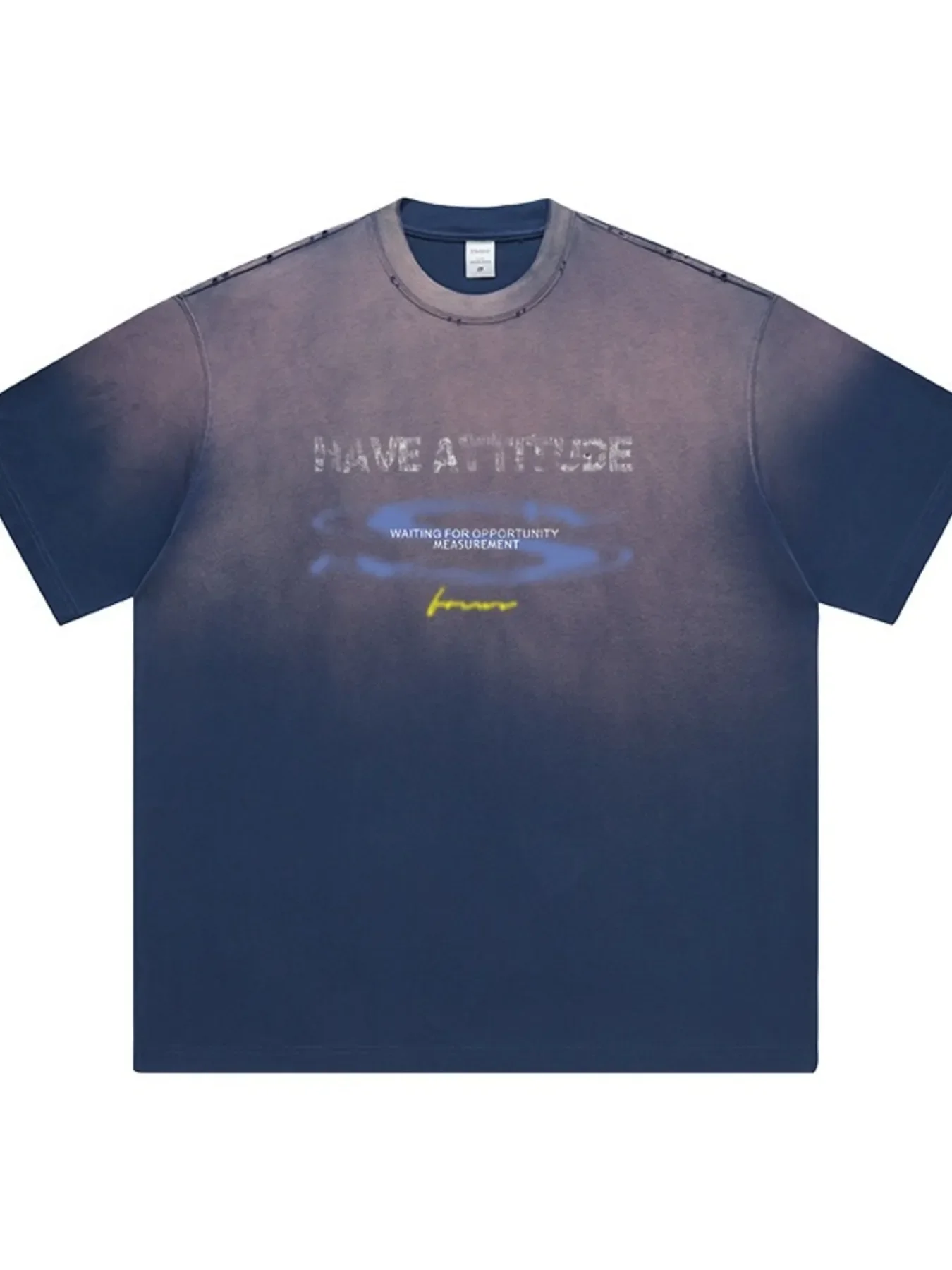 Men's Oversized Round Neck Short Sleeve T-Shirt - Image 4