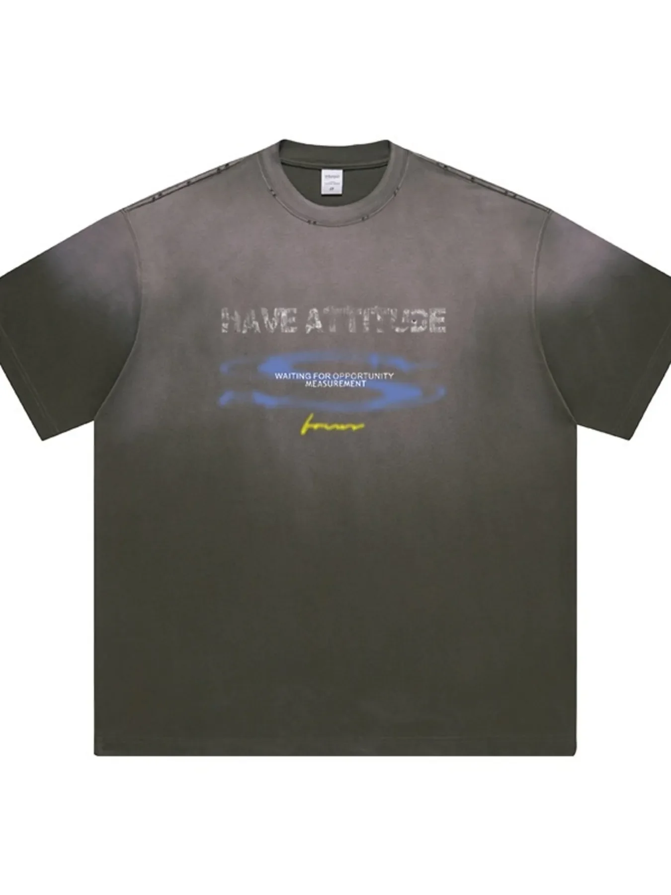 Men's Oversized Round Neck Short Sleeve T-Shirt - Image 6