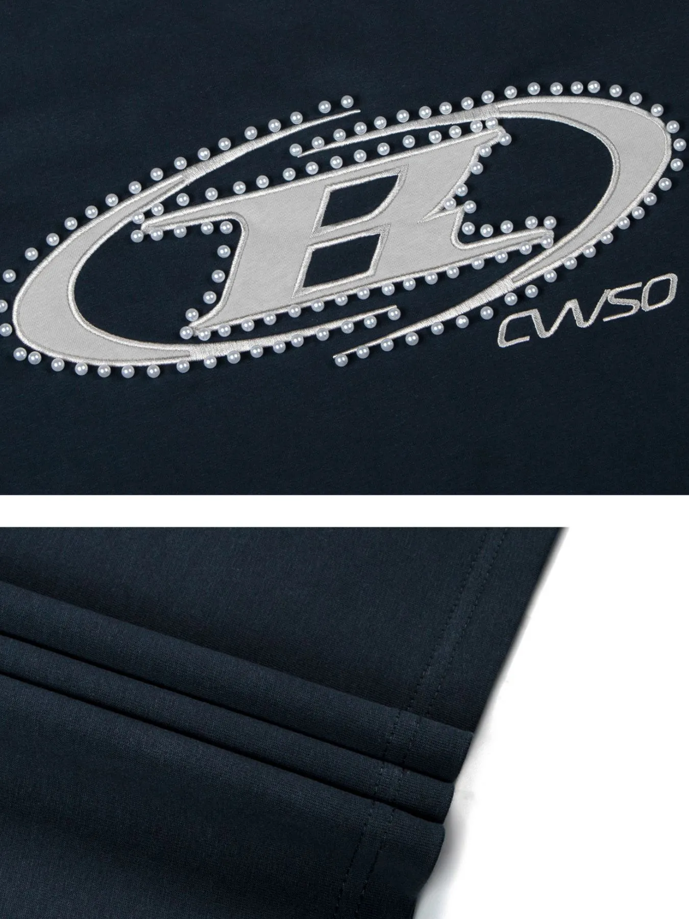 Men's Pearl Detail Short Sleeve T-Shirt - Image 4