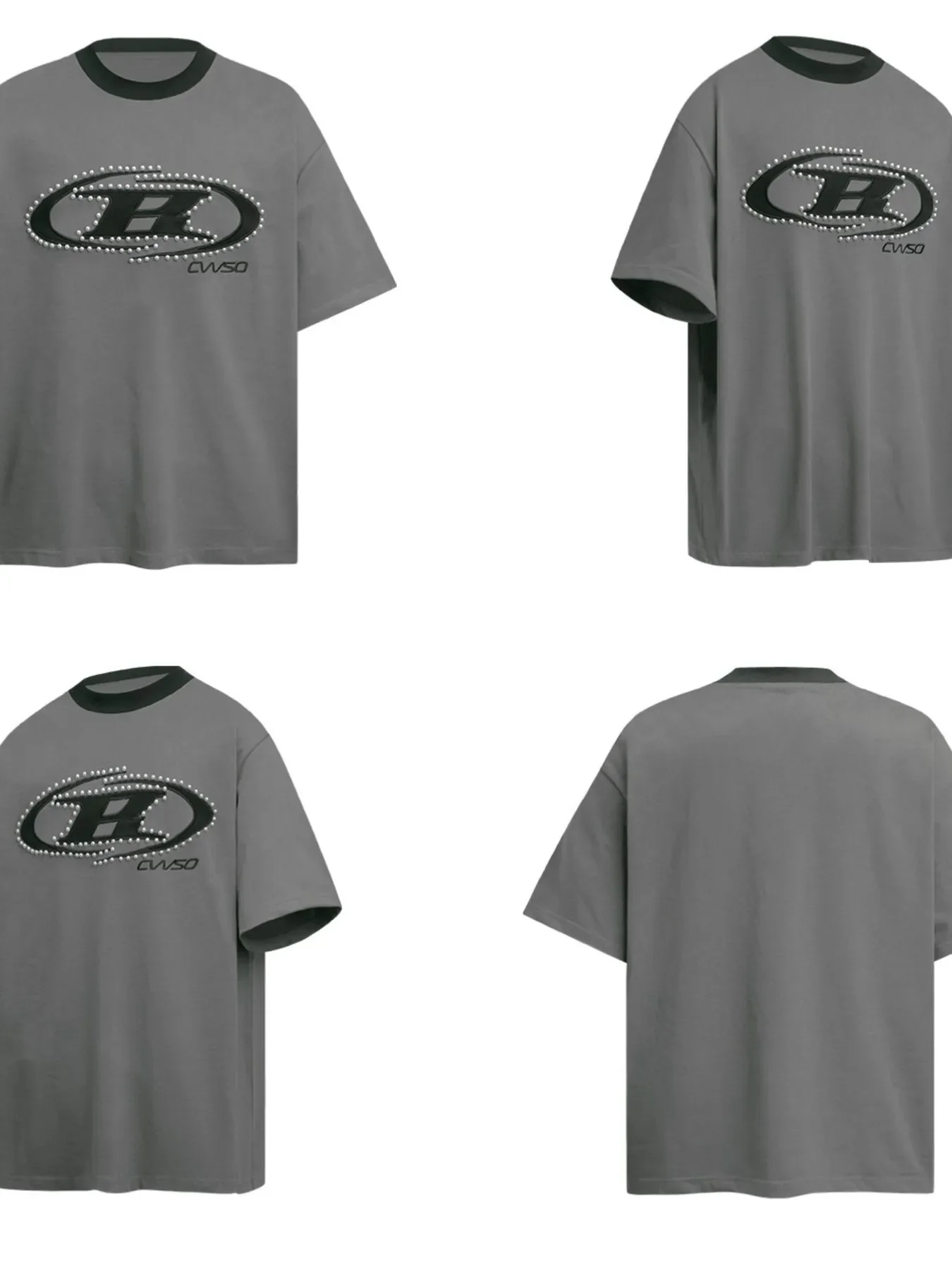 Men's Pearl Detail Short Sleeve T-Shirt - Image 7