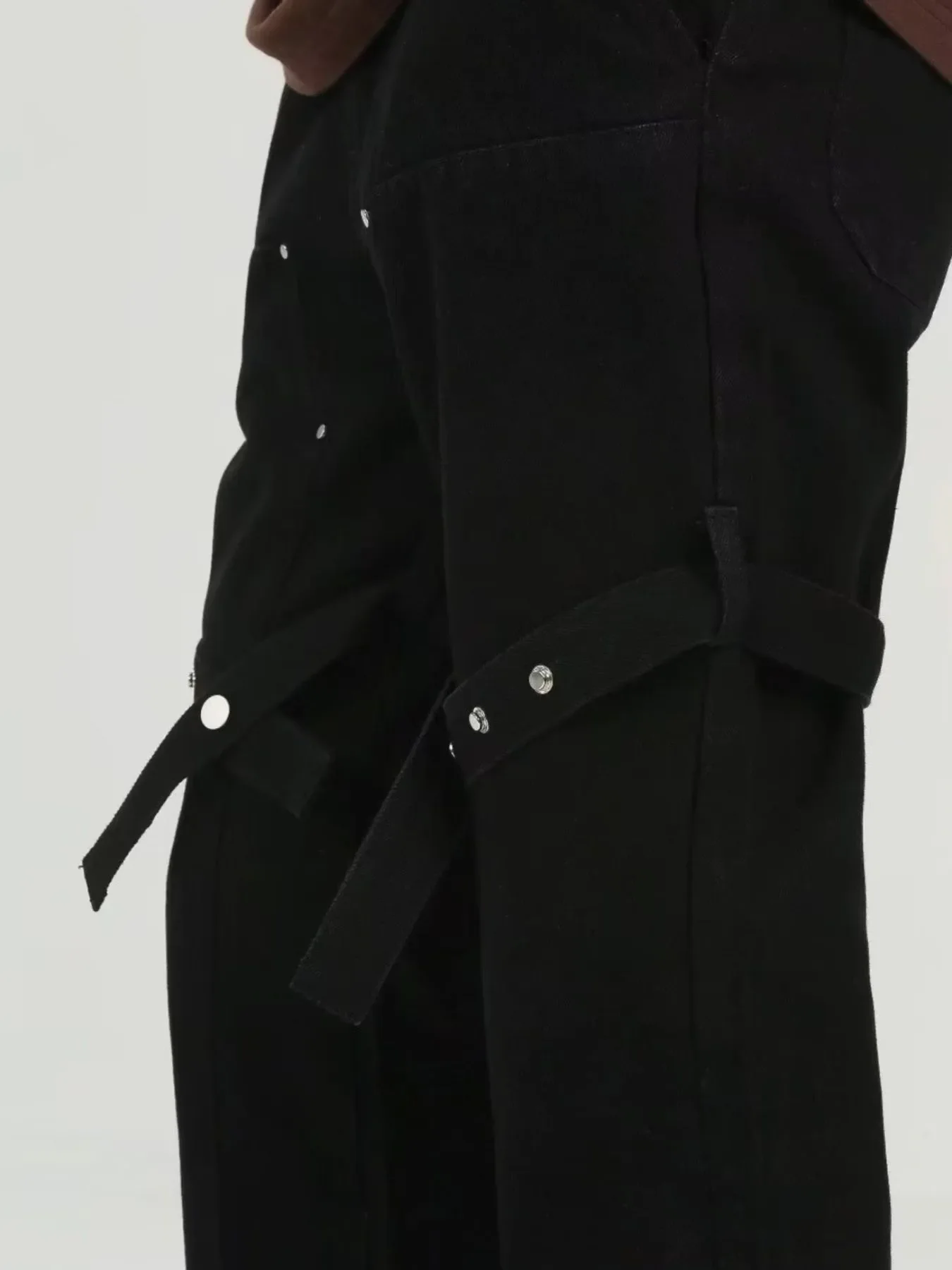 Men's Plus Size Studded Cargo Pants - Image 4