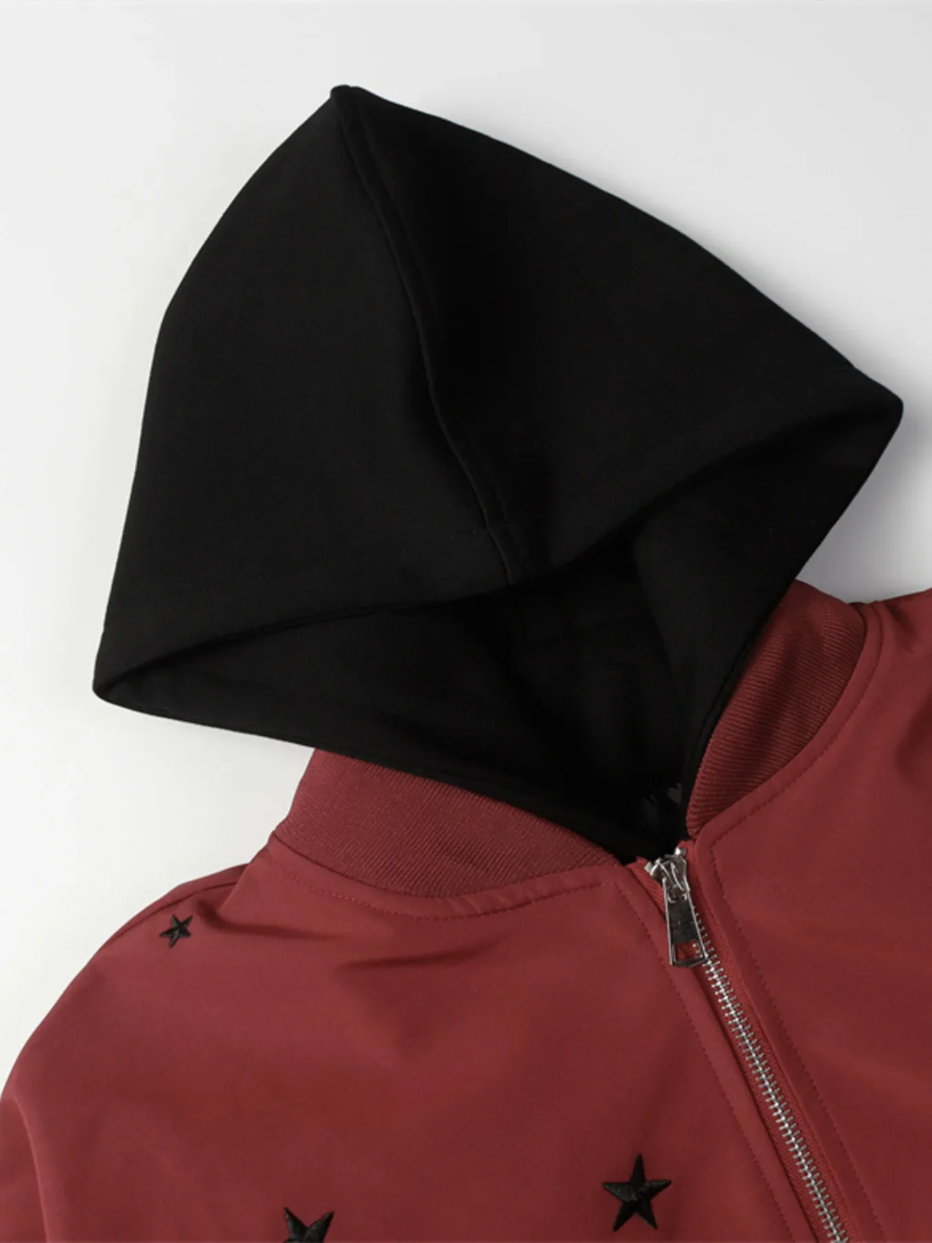 Men's Star Zip Up Hooded Jacket - Image 3