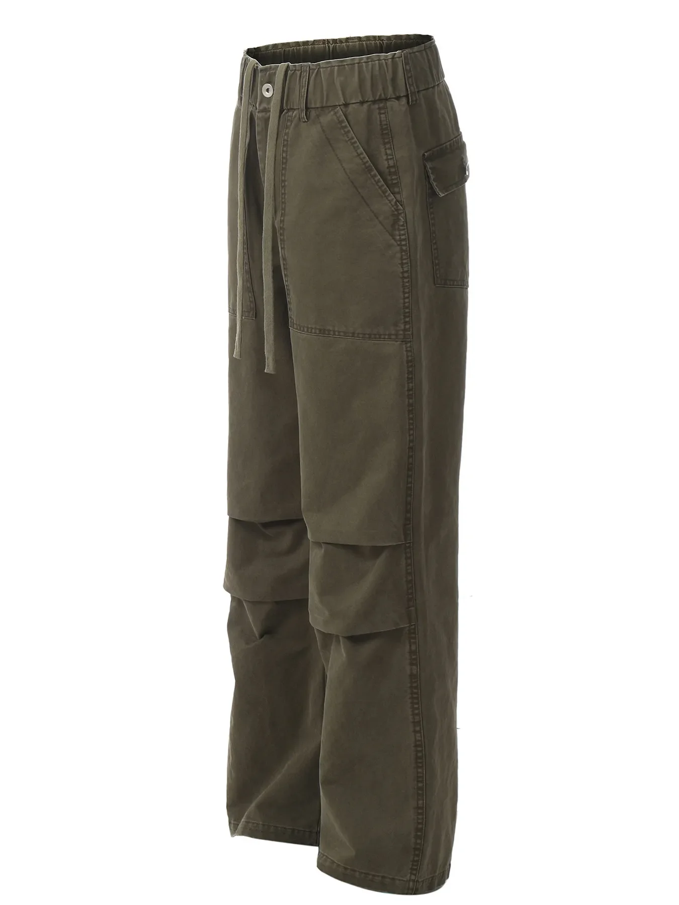 Men's Wide Leg Cargo Pants - Image 5