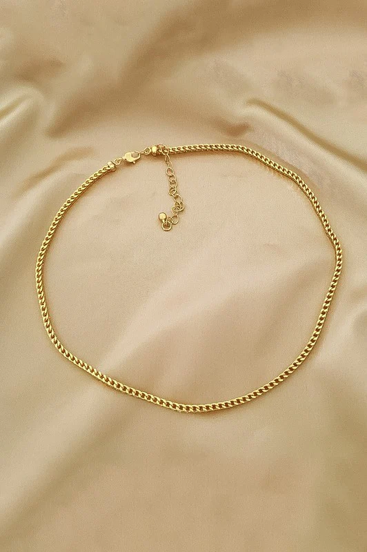 Real gold dipped braided chain necklace - Image 3