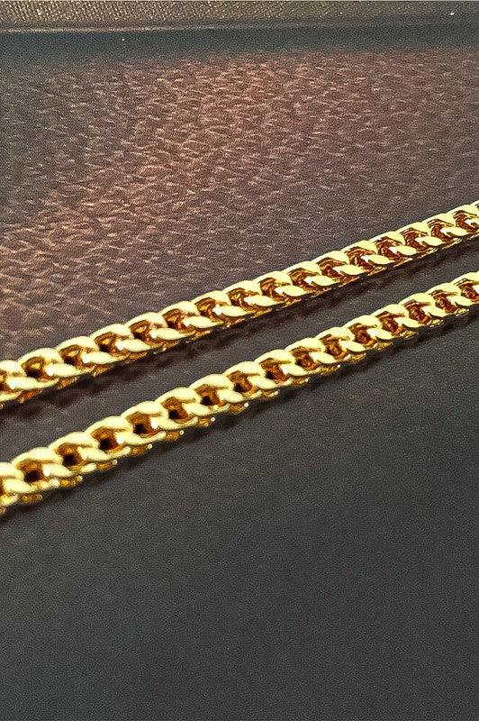 Real gold dipped braided chain necklace - Image 6